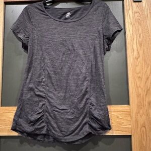 GAIAM Charcoal Short Sleeve Women's Top